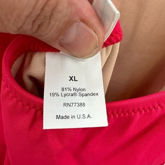 J CREW tie neck one piece swimsuit. X-LARGE - Picture 6 of 7